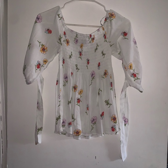 One Clothing Floral Off The Shoulder Top - Picture 2 of 5